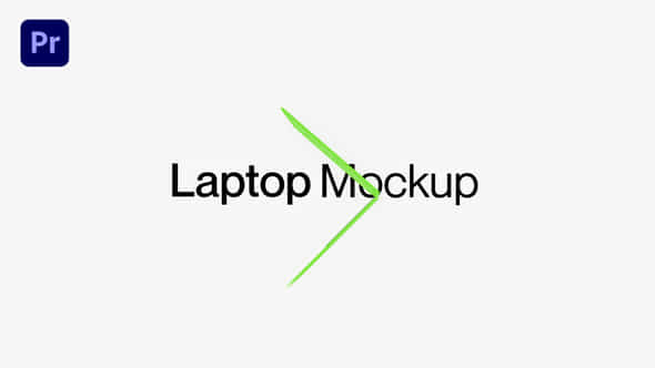 Mockup Laptop Premiere Pro - VideoHive 54075380