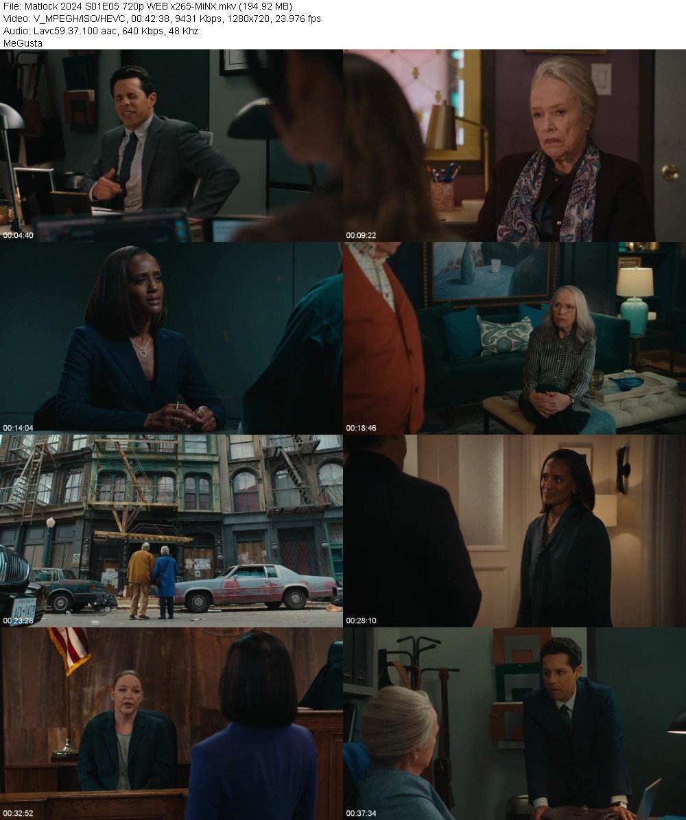 Matlock 2024 S01E05 720p WEB x265-MiNX