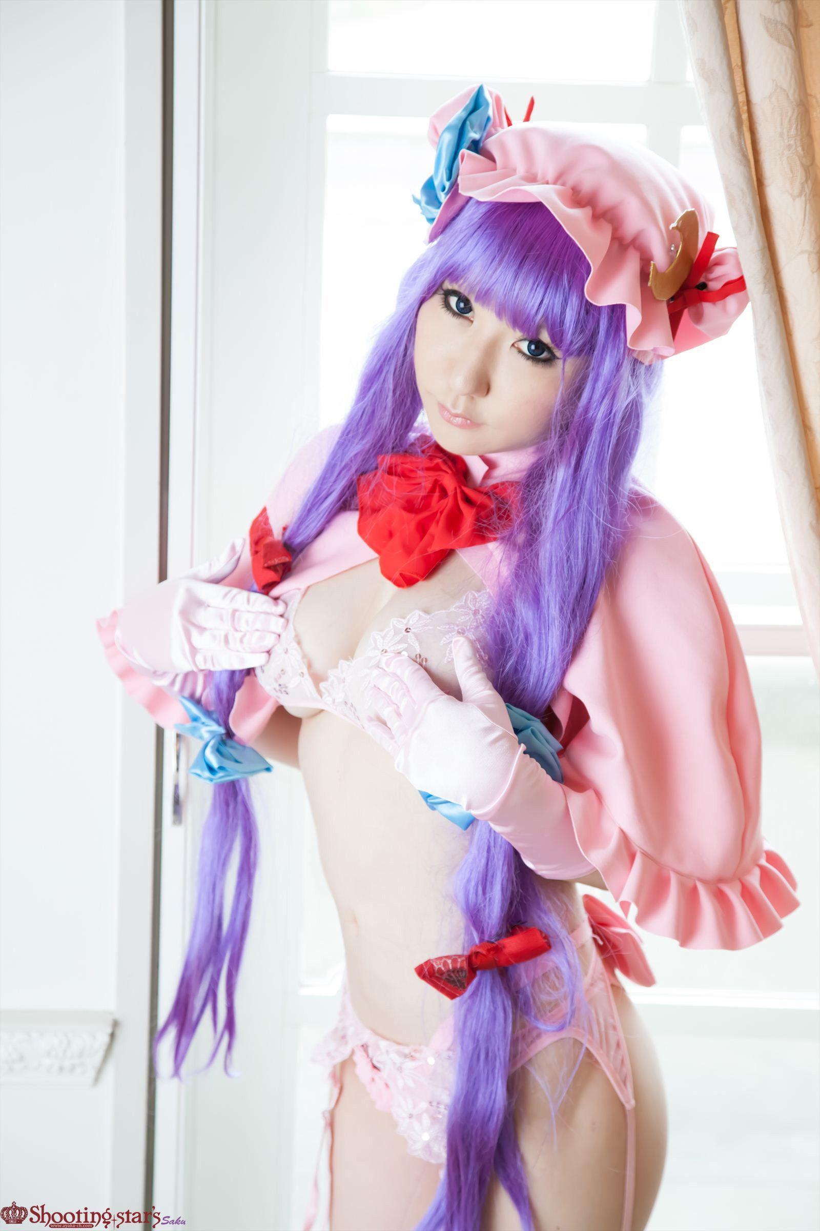 绫香サク (サク綾香 Saku Ayaka) 《東方Project》Patchouli Knowledge [Shooting Star’s] 写真集(80)