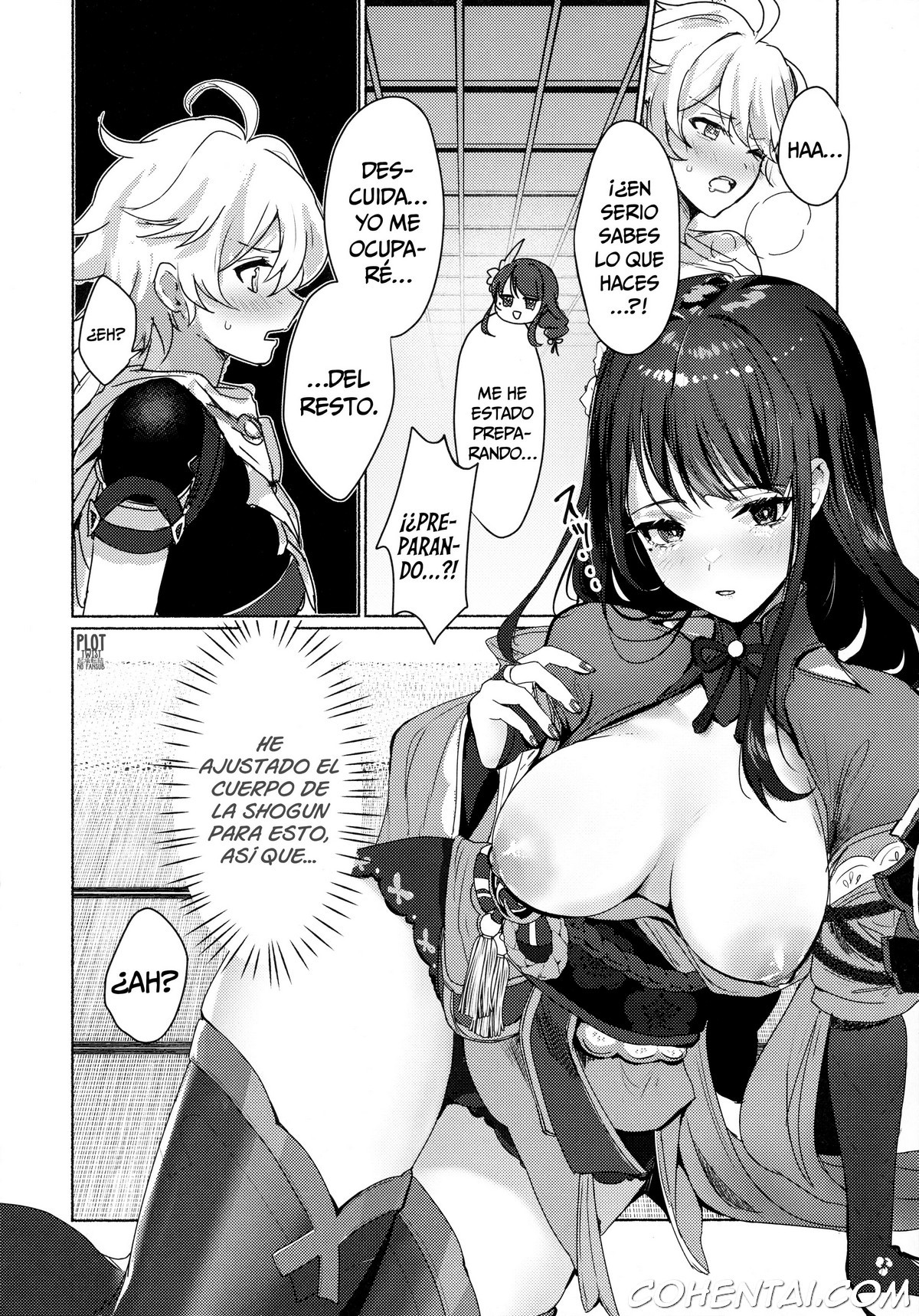 Raiden Shogun to xxx no Tokkun o Suru Hon (Genshin Impact) xxx comics manga porno doujin hentai español sexo 