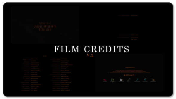 Film Credits V2 - VideoHive 50759050