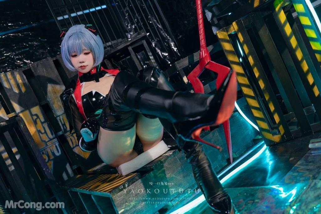 Coser@黏黏团子兔:『黑凌波』&小剧场 (50 photos )(28)