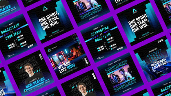 Streamer And Esport Posts - VideoHive 52513222