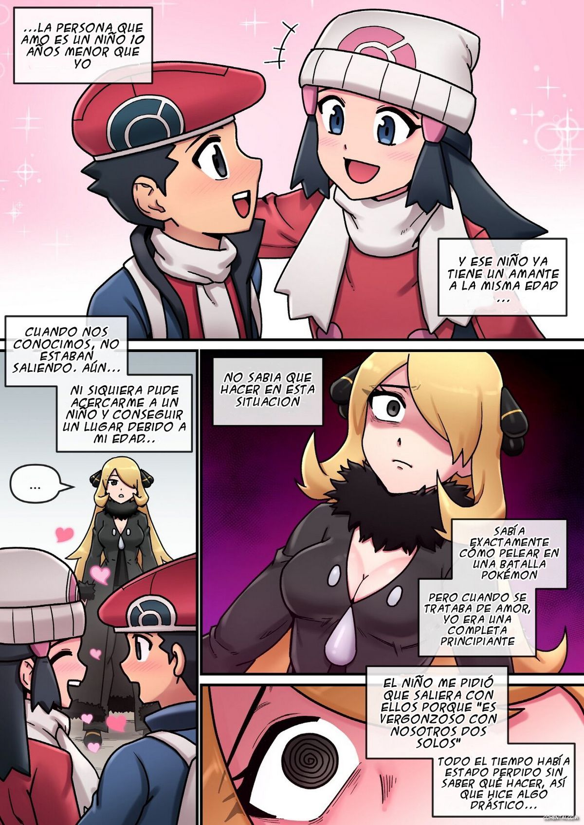 Cynthia’s first love (Pokémon) xxx comics manga porno doujin hentai español sexo 