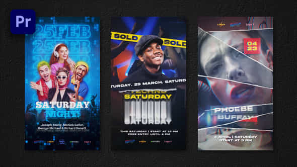 Instagram Reels Event Party Flyers Part 2 Premiere Pro - VideoHive 52252112