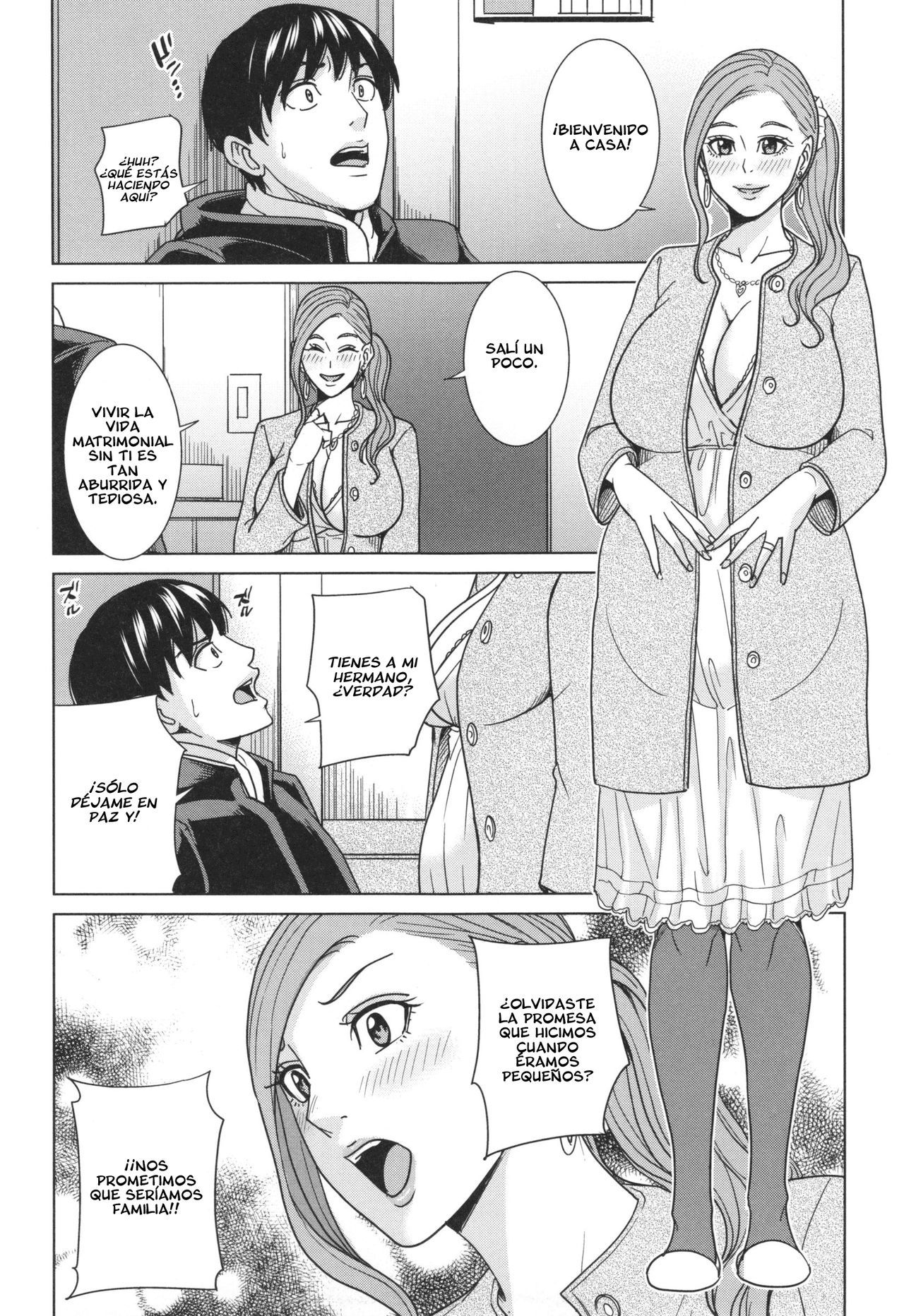[Maimu-Maimu] Ore no Nee-san, Watashi no Otouto <Kouhen>  Mi cuñada, mi cuñado Parte 3 (Aniyome bitch life) [Spanish] [Nico Nii Scans]