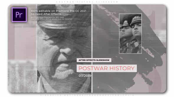 Postwar History Slideshow - VideoHive 34152110