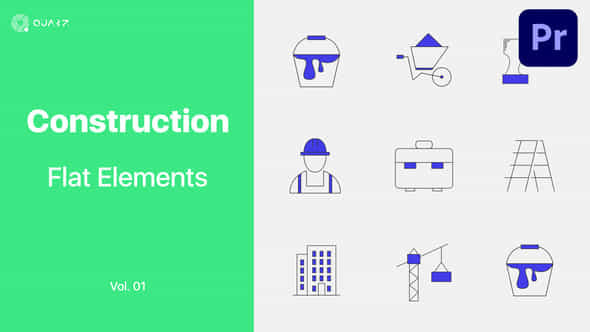Construction Icons - VideoHive 47385892