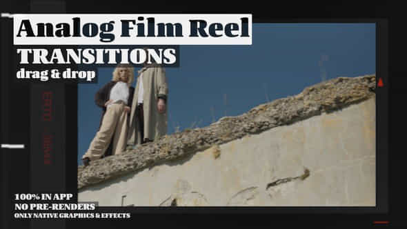 Analog Film Slide Transitions Nostalgic Old Film Strip With Classic Retro Feel - VideoHive 54469099