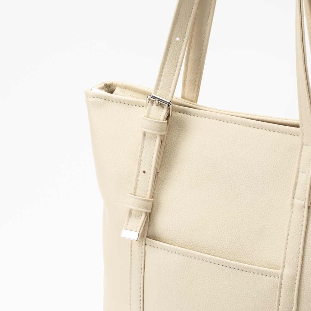 Ultra-light large-capacity tow bag-beige - Shop spring