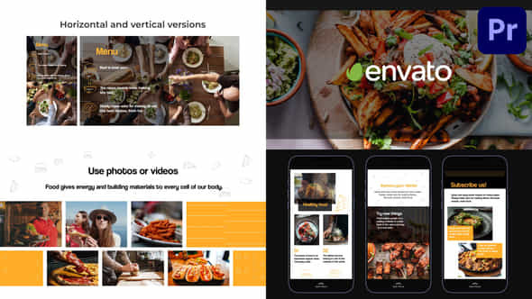 Food Promo For Premiere Pro - VideoHive 49696849