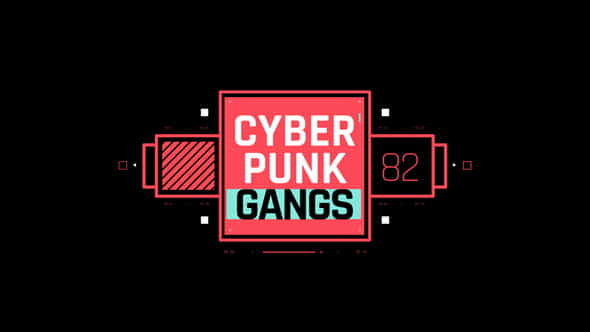 HUD Cyberpunk Titles - VideoHive 39442399