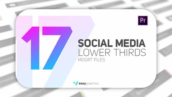 Elegant Social Media Lower Third - VideoHive 28040355