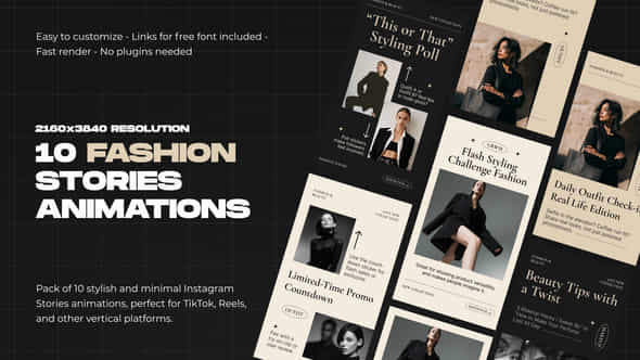 Fashion Stories - VideoHive 59513034