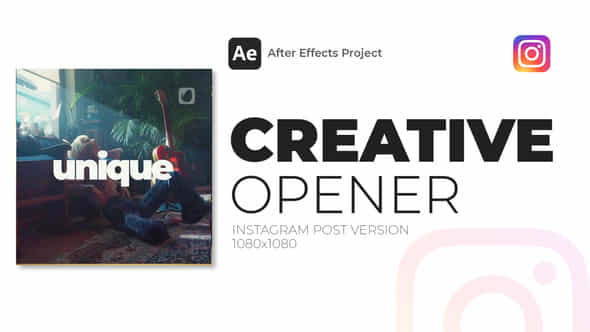 Creative Opener Instagram - VideoHive 38989520