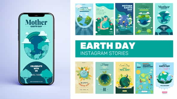Mother Earth Day Instagram Stories - VideoHive 31509375