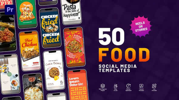 Food Restaurant Stories - VideoHive 52533448