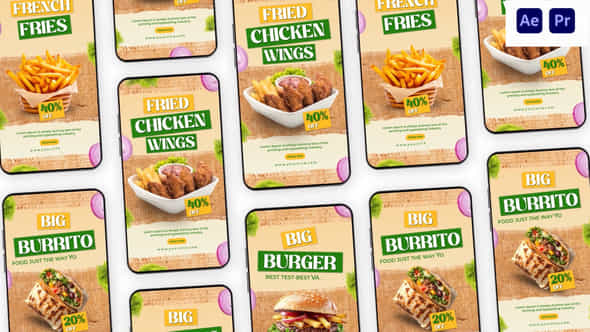 Food Promo Instagram Story - VideoHive 57304901