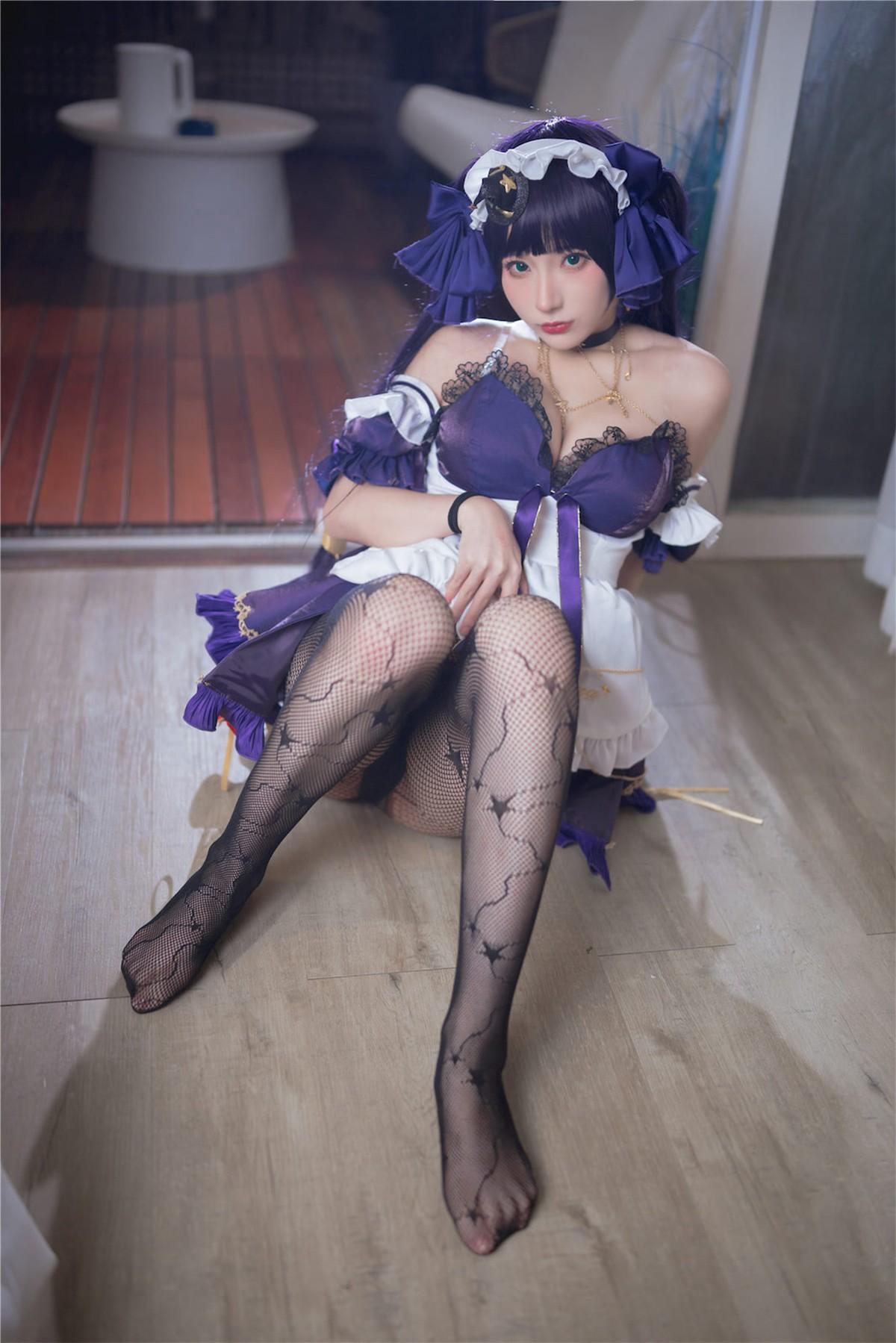 Cosplay 是三不是世 原神莫娜女仆(32)