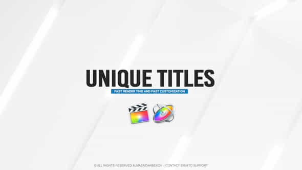 Unique Titles - VideoHive 32039501