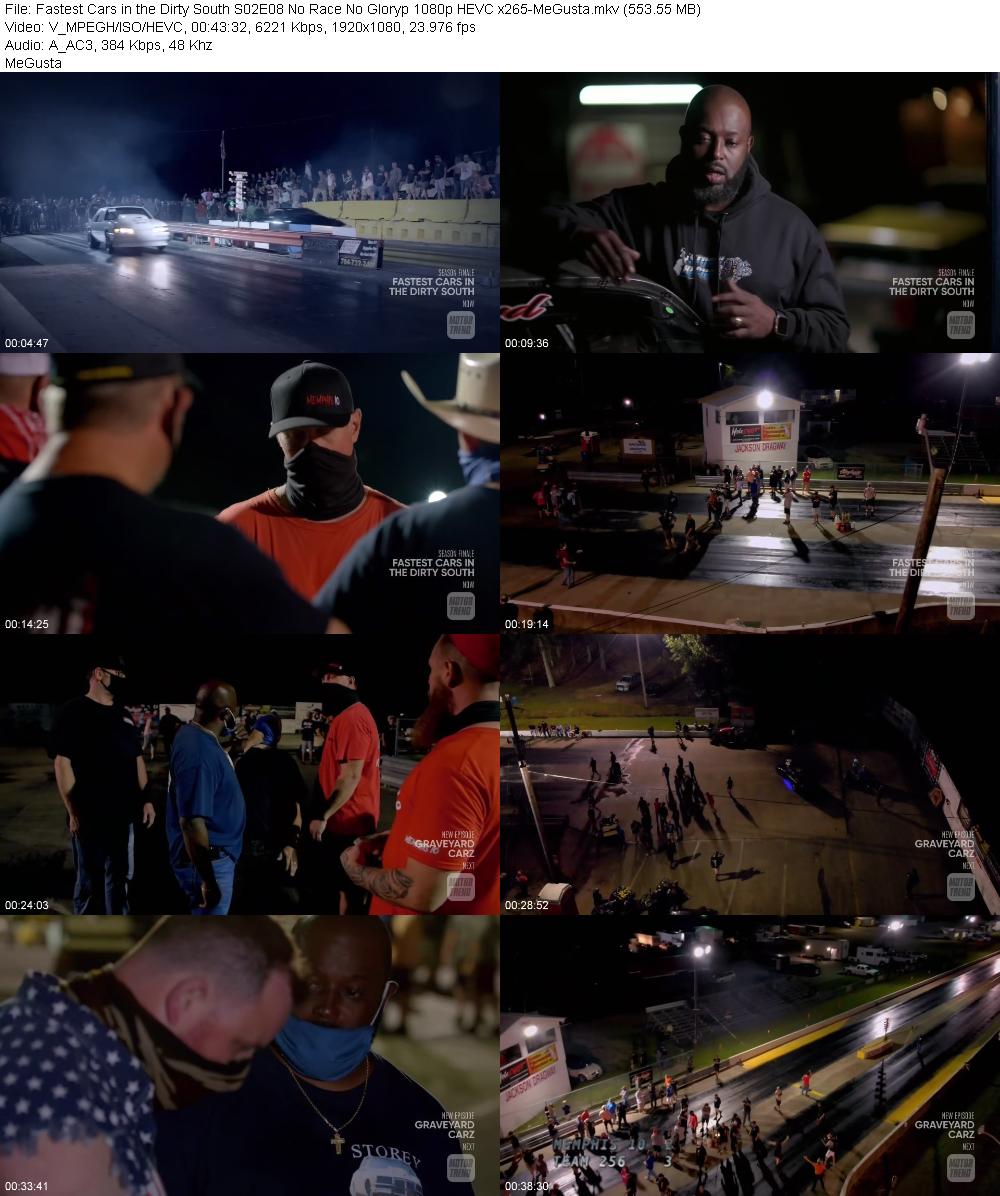 Fastest Cars in the Dirty South S02E08 No Race No Gloryp 1080p HEVC x265