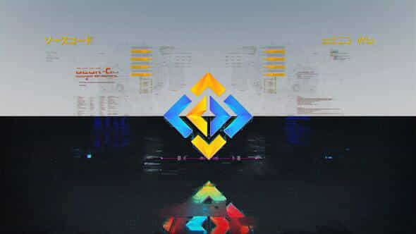 Cyberpunk Glitch Logo 2In1 - VideoHive 48780808