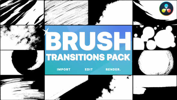 Brush Transitions - VideoHive 37649146