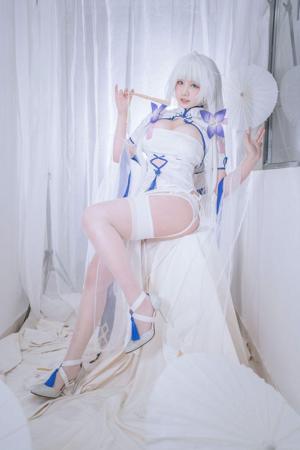 [福利女神cosplay] 阿半今天很开心 - 光辉旗袍 妩媚套图(8)