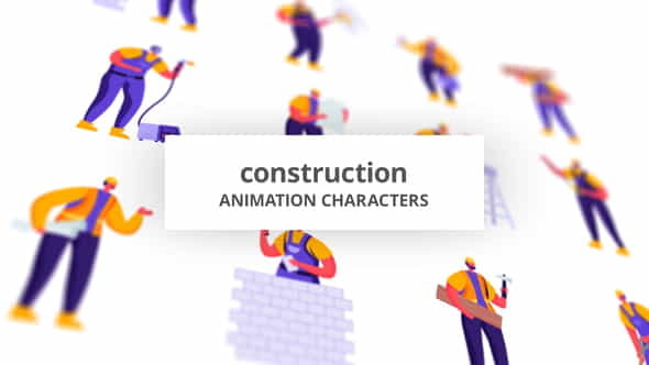 Construction - Character Set - VideoHive 28672345