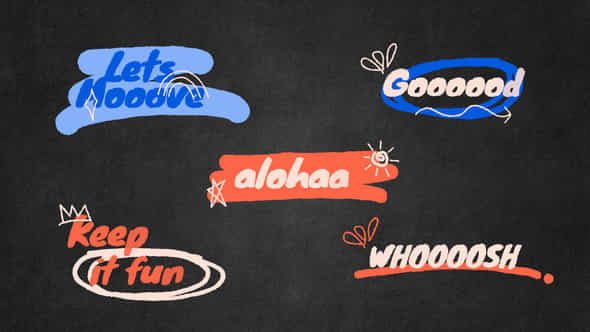 Scribble Title Animation - VideoHive 59121012
