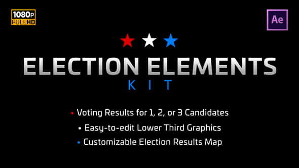 Election Elements Kit - VideoHive 25028594