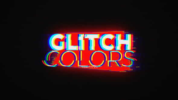 Glitch Colors Logo - VideoHive 24011880