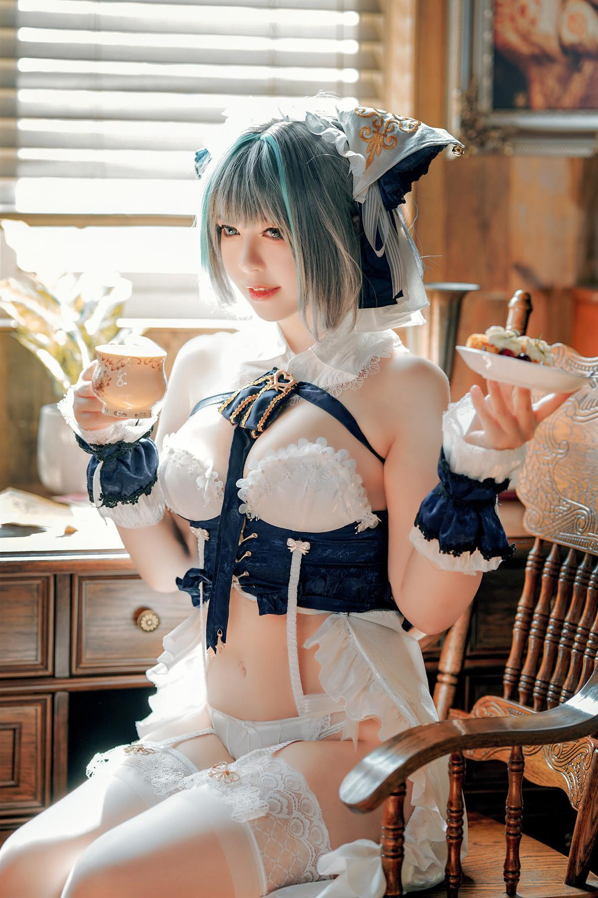 Cosplay 半半子Banbanko 碧蓝航线 柴郡抱枕(20)