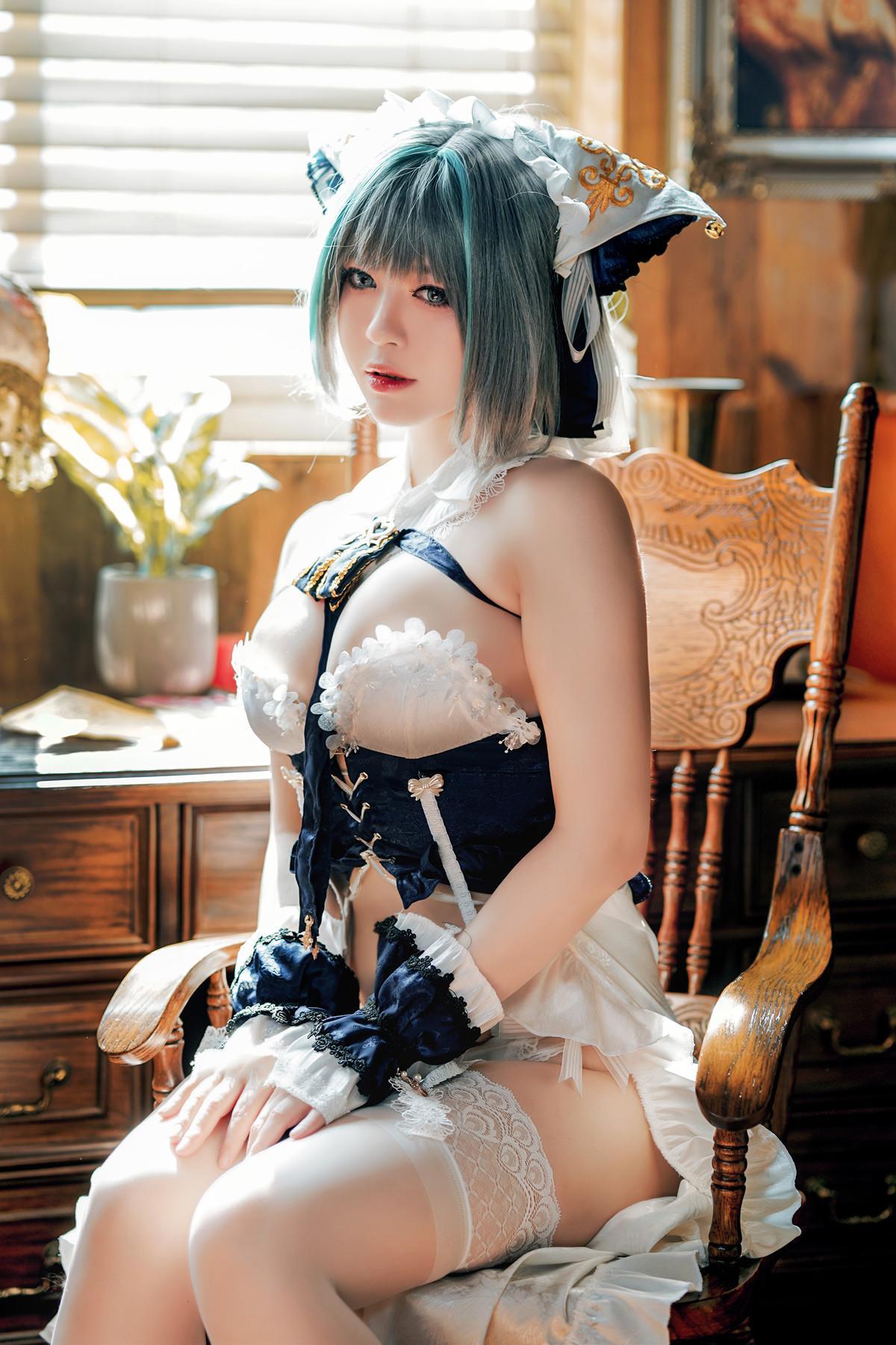 Cosplay 半半子Banbanko 碧蓝航线 柴郡抱枕(19)