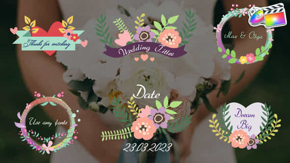 Wedding Romantic Titles - VideoHive 48138913