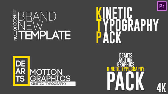 Kinetic Typo Pack - VideoHive 38209564