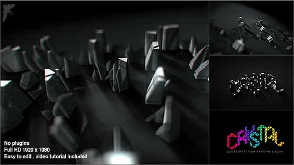 3D Crystal Build Logo - VideoHive 20758294