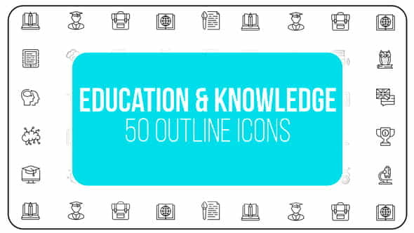 Online Education and Knowledge - - VideoHive 23172162