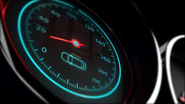 Car Speedometer Logo - VideoHive 35880439