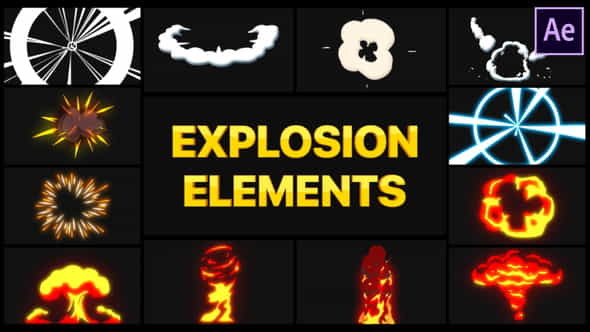 Explosion Elements | After Effects - VideoHive 28491064