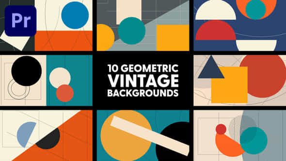 Geometric Vintage Backgrounds - VideoHive 50474435