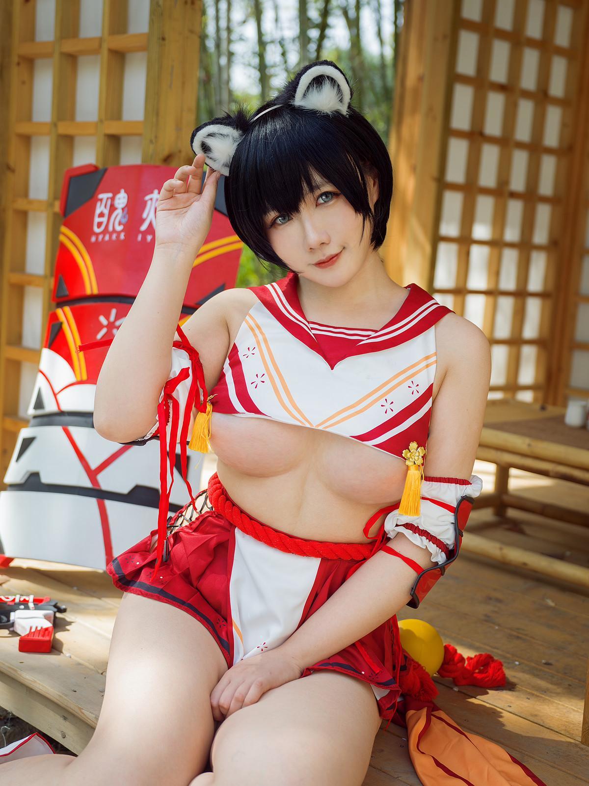 Cosplay 麻花麻花酱 椿 Tsubaki(21)