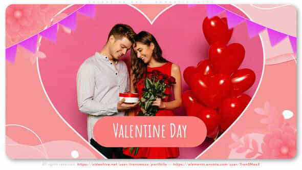 Valentine Day Romantic Intro - VideoHive 50248203