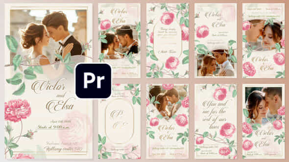 Wedding Invitation Instagram Reels Stories - VideoHive 51395957