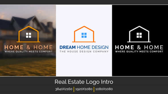 Real Estate Logo Intro - VideoHive 53137399