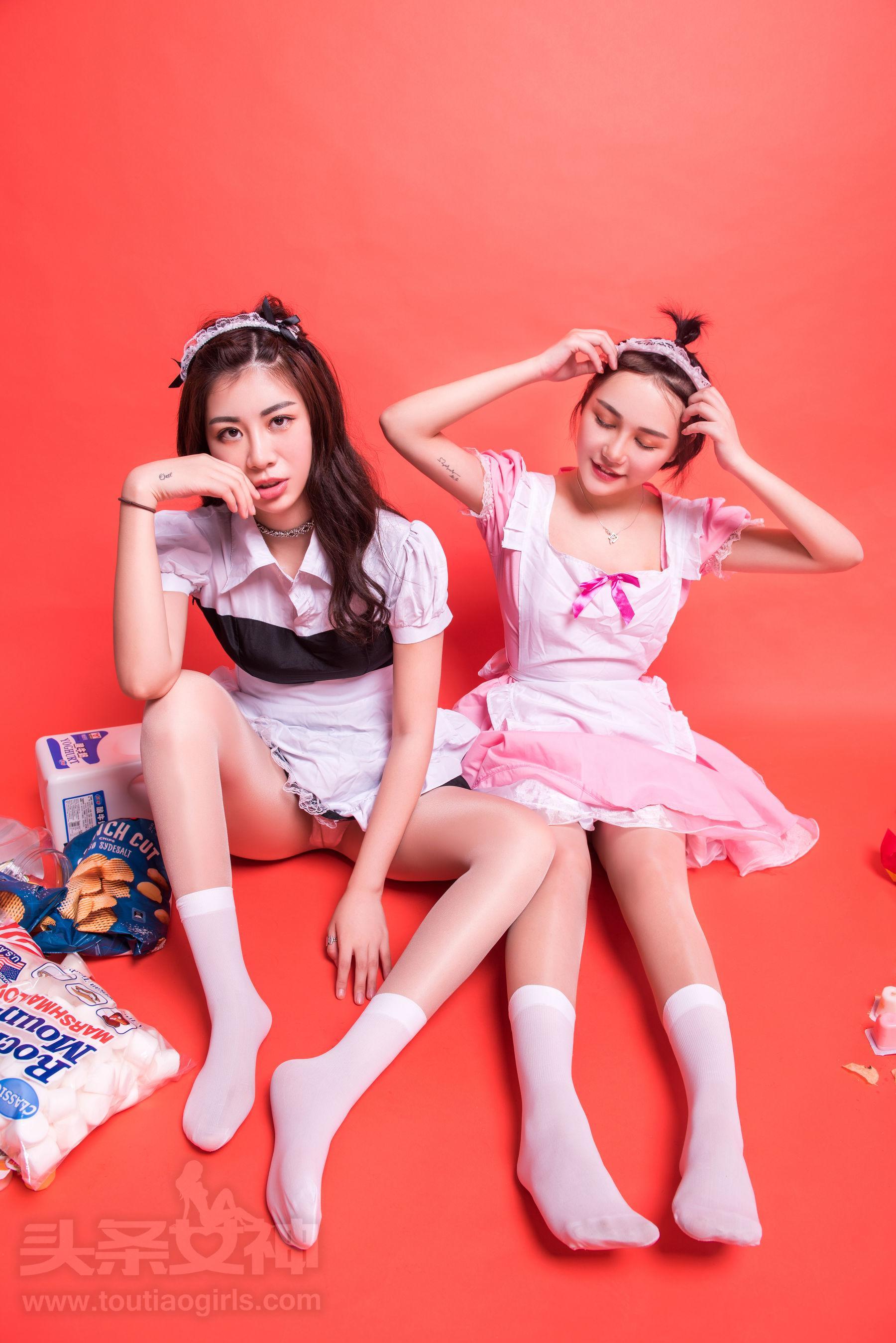 悦悦&奥利《保姆零食快乐时光奥利奥》 [头条女神] 写真集(11)
