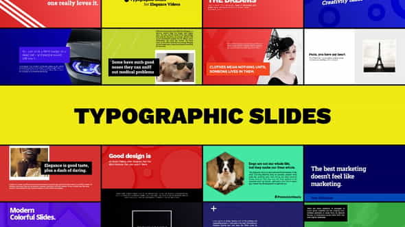 Typographic Slides - VideoHive 32453179