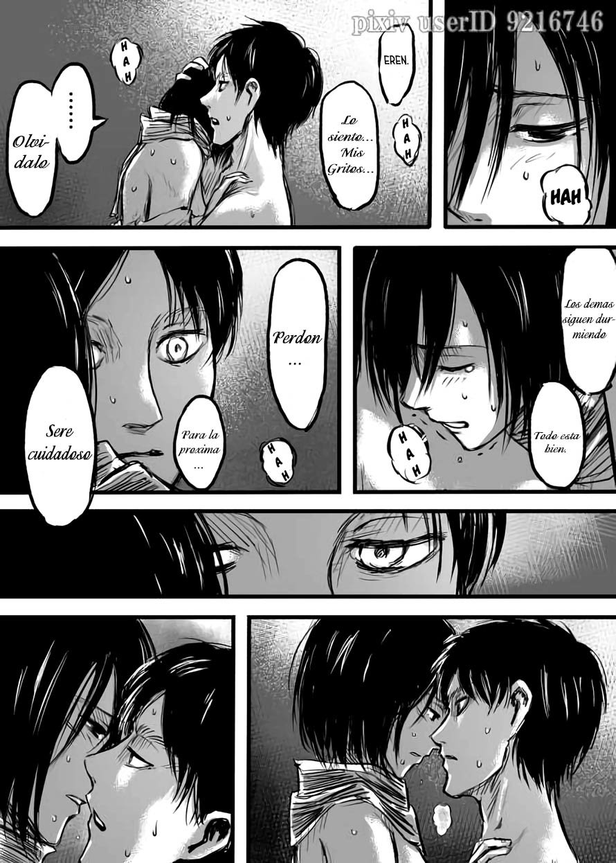 Shingeki No Kyojin - Eren X mikasa R-18 capitulo 2 - Eren le mete - 12