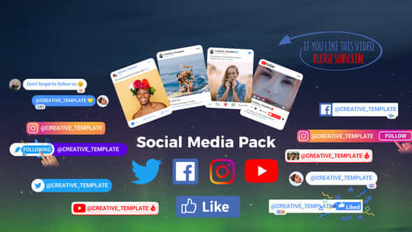 Social Media Pack - VideoHive 22482588