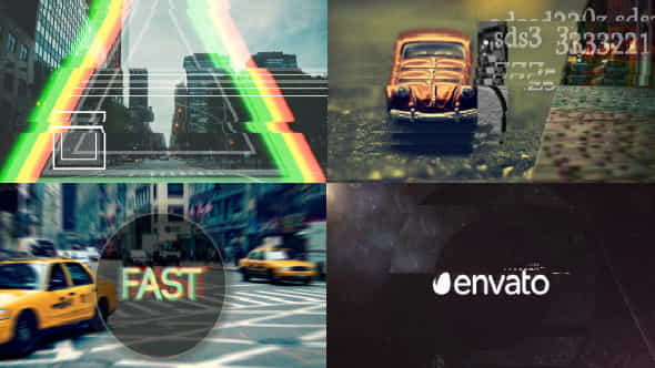 Fast Glitch Logo - VideoHive 10666673